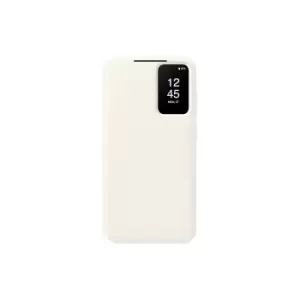 Image of Samsung Smart View Wallet Case for Galaxy S23+ in Cream (EF-ZS916CUEGWW)