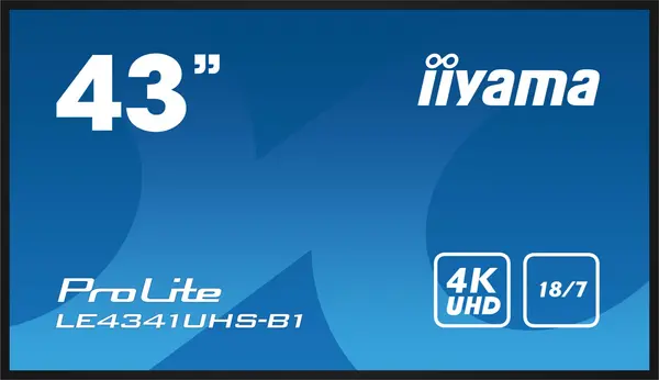 Image of iiyama 43'' LE4341UHSB1 4K Ultra HD LCD TV
