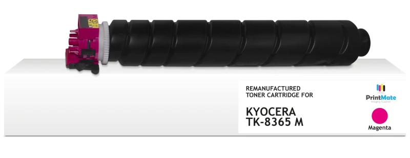 Image of PrintMate KYOCERA TK-8365M. remanufactured toner. Magenta 12000p