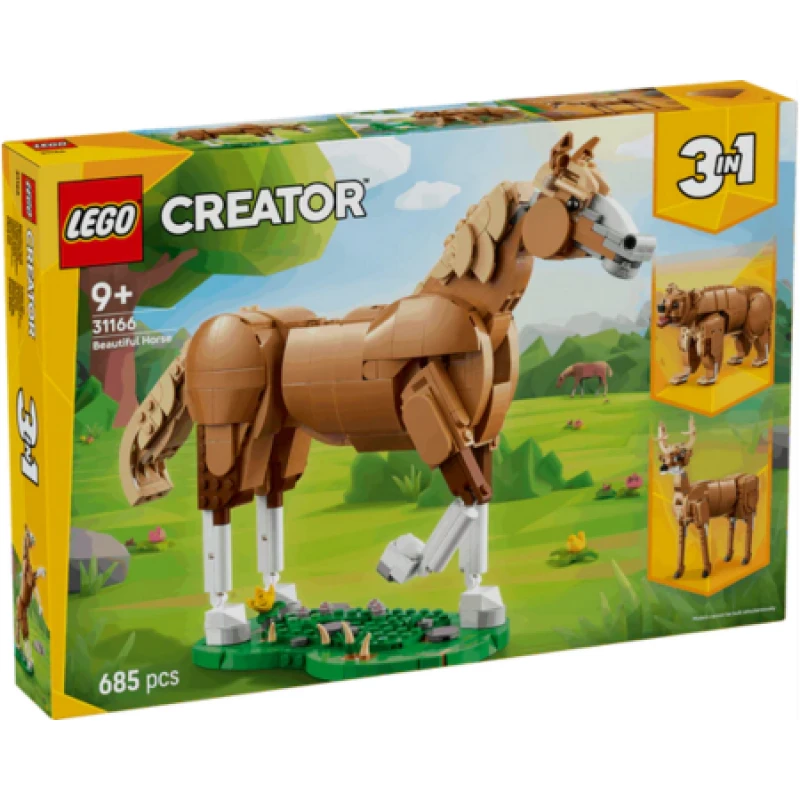 Image of LEGO Creator 3in1 Beautiful Horse Toy Animal Building Set 31166