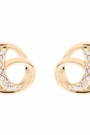 Image of Ladies Karen Millen PVD Gold plated Earrings KMJ878-22-23