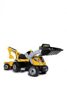Image of Smoby Builder Max Tractor + Trailer