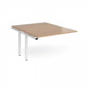 Image of Adapt II Add On Units Back to Back 1200mm x 1600mm - White Frame beec