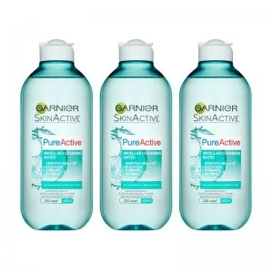 Image of Garnier Micellar Water Oily Skin 3x400ml