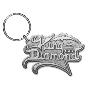 Image of King Diamond - Logo Metal Keychain