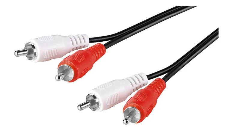 Image of Microconnect AUDCC025 audio cable 2.5 m 2 x RCA Black
