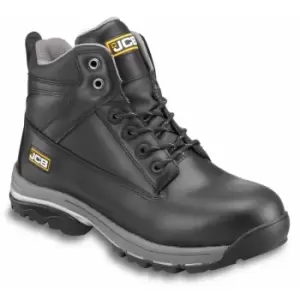 Image of WORKMAX Safety Work Boots Black Steel Toecap & Midsole - Size 11 - JCB