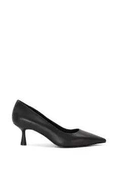 Image of Wide Fit 'Angelina' Leather Court Shoes