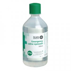 Image of St Johns Ambulance Sterile Eye Wash Solution 500ml F17884