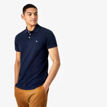 Image of Jack Wills Aldgrove Pique Polo - Navy