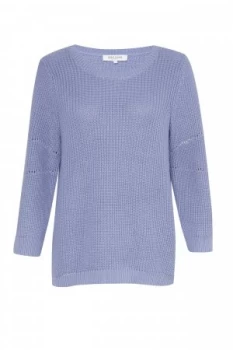Image of Great Plains Summer Cotton Sweater Blue
