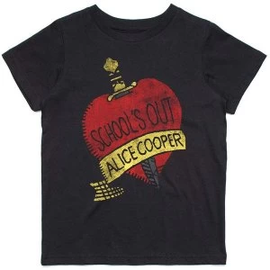 Image of Alice Cooper - Schools Out Kids 9 - 10 Years T-Shirt - Black