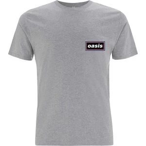 Image of Oasis - Lines Unisex Large T-Shirt - Grey