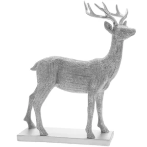 Image of Silver Art Silver Stag Large Figurine By Lesser & Pavey