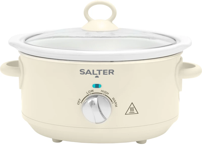 Image of Salter Retro EK6249CRM 3.5 Litre Slow Cooker - Cream