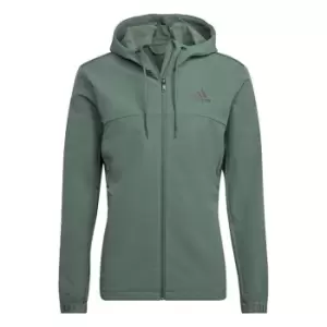 Image of adidas COLD. RDY Training Full-Zip Hoodie Mens - Green