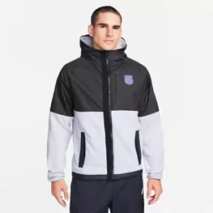 Image of Nike Barcelona AWF Mens Winterized Full-Zip Soccer Jacket - Black