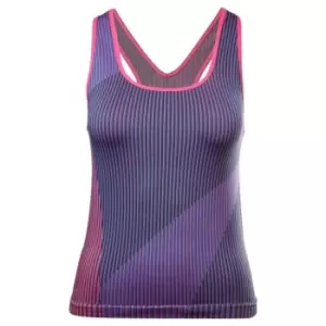 Image of Reebok United By Fitness Seamless Tank Top Womens - Vector Blue