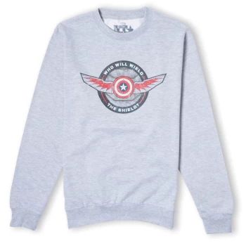 Image of Falcon and Winter Soldier Who Will Wield The Shield Unisex Sweatshirt - Grey - S