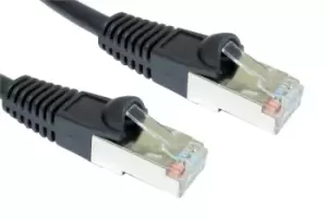 Image of Cables Direct 3 Mtr Cat5e Shielded Patch Cable - Black