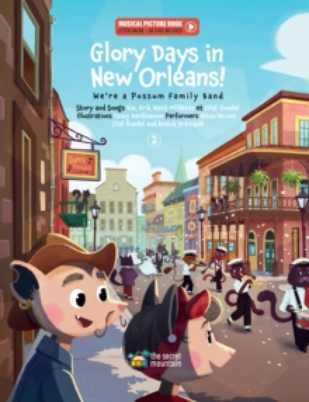 Image of Glory Days in New Orleans! : We're a Possum Family Band Hardback