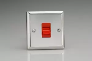 Image of Varilight Classic Double Pole Switch 45A - Mirror Chrome - XC45S