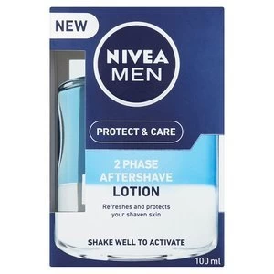 Image of Nivea Men Protect 7 Care 2 Phase Aftershave Lotion 100ml