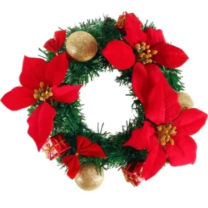 Image of Christmas Wreath Red 8.7in