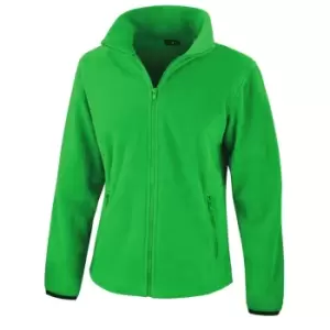 Image of Result Womens/Ladies Core Fashion Fit Fleece Top (S) (Vivid Green)