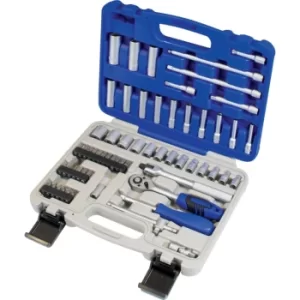 Image of 1/4" Square Drive 60 Piece Metric Socket Set