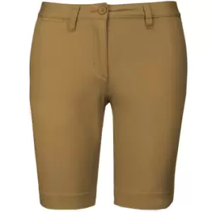 Image of Kariban Womens/Ladies Chino Bermuda Shorts (18 UK) (Camel)