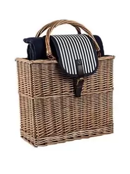 Image of Navigate Three Rivers - Picnic Basket With Fleece Picnic Rug