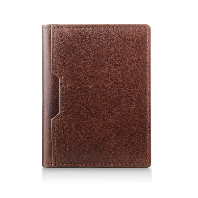 Image of PRIMEHIDE Leather Alperto RFID Leather Credit Card Holder Brown male 8 x 10.5