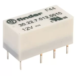 Image of Finder 30.22.7.012.0010 12V Relay DPDT 1A High Sensitivity