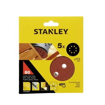Image of Stanley 115mm ROS Sheets 80G - STA32007-XJ