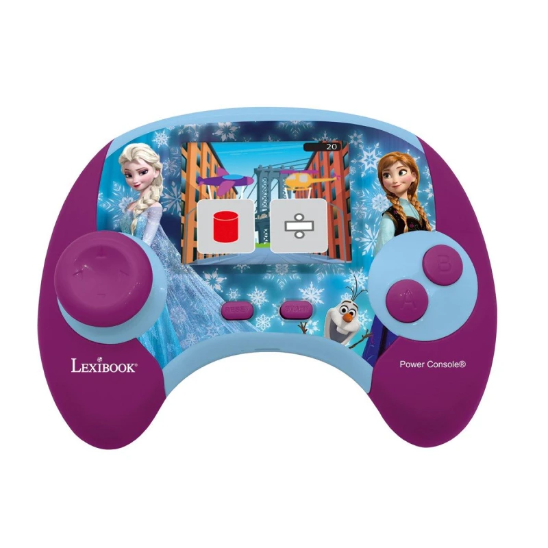 Image of Lexibook Disney Frozen Educational Handheld Bilingual Conso Purple unisex one size