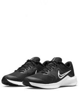 Image of Nike Downshifter 11 (gs), Black/White, Size 4