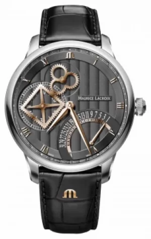 Image of Maurice Lacroix Masterpiece Square Wheel Retrograde Watch