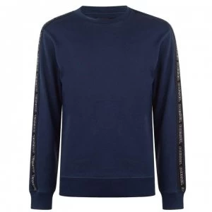 Image of Diesel Taped Sweatshirt - Navy 89D