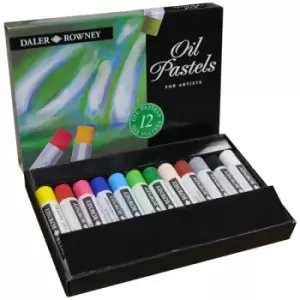 Image of Daler-Rowney Artists Oil Pastel Set 12