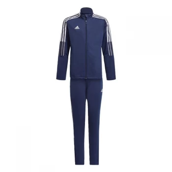 Image of adidas Tiro Tracksuit Kids - Team Navy