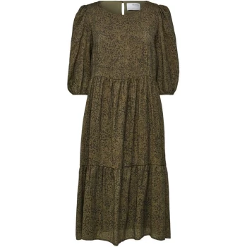 Image of Selected Femme AOP Midi Dress - Kamalata