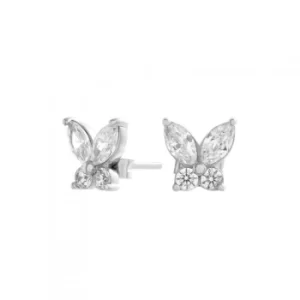 Image of Ladies Olivia Burton Sterling Silver Sparkle Butterfly Marquise