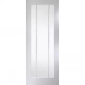 Image of Worcester White Primed Clear Glazed Interior Door 1981 x 762mm