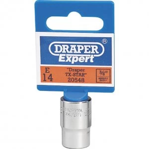Image of Draper Expert 3/8" Drive Torx Socket 3/8" E14