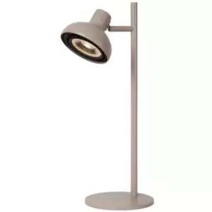 Image of Lucide Sensas Modern Table lamp - Ø18cm - 1xGU10 (ES111) - Cream