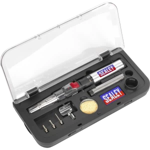 Image of Sealey AK2962 10 Piece Professional Gas Soldering Iron Kit