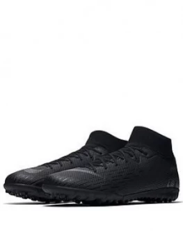 Image of Nike Mens Mercurial Superfly 6 Academy Astro Turf Football Boot Black Size 11 Men