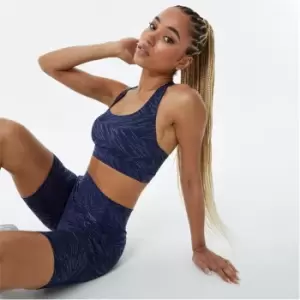 Image of USA Pro Cross Back Sports Bra - Blue