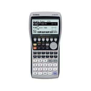 Image of Casio FX 9860GII Graphic Calculator Icon Menu Interface Silver